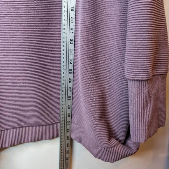 Tribal Jeans Purple Boat Turtle Neck Long Sleeve Ribbed Sweater XXL Plus Size - Picture 8 of 9